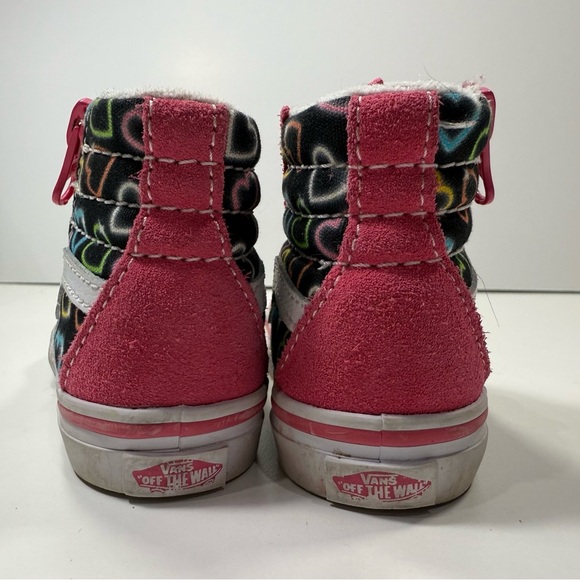 Vans Kids Pink High-Top Sneakers Toddler Size 5 - Picture 3 of 11
